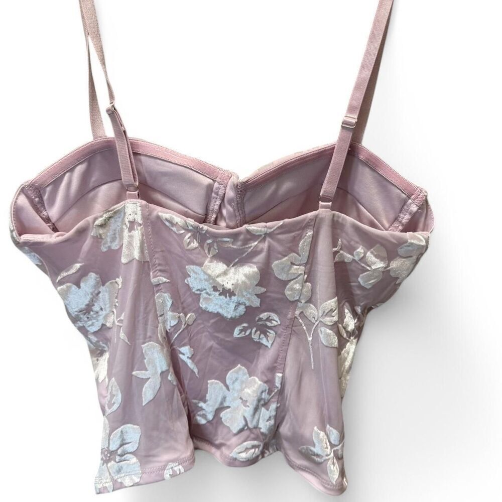 Steve Madden Corset Y2k Baby Pink Top Size Large - Picture 4 of 6